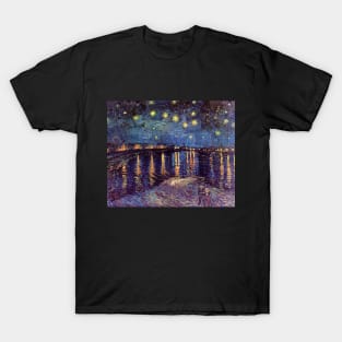 Starry Night Over the Rhone by Vincent van Gogh T-Shirt